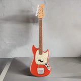 Fender Vintera 60s Mustang Bass Pau Ferro Fiesta Red NEW