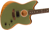 Fender Acoustasonic Player Jazzmaster Antique Olive Guitar Brand NEW