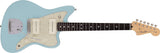 Fender Made in Japan Junior Collection Jazzmaster Satin Daphne Blue Guitar NEW