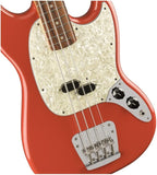 Fender Vintera 60s Mustang Bass Pau Ferro Fiesta Red NEW
