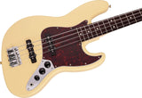 Fender Made in Japan Junior Collection Jazz Bass Satin Vintage White Bass Guitar