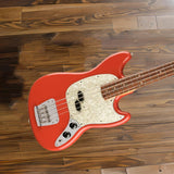 Fender Vintera 60s Mustang Bass Pau Ferro Fiesta Red NEW