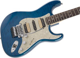 Fender Made in Japan Michiya Haruhata Stratocaster Caribbean Blue Transp. Guitar