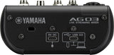 YAMAHA AG03MK2 B Black 3ch Live Streaming Mixer USB Audio Interface NEW with BOX