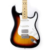 Fender MIJ 2024 Hybrid II Stratocaster HSS Maple 3-Color Sunburst Guitar