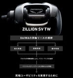 Daiwa Zillion SV TW 1000XH Baitcasting Reel