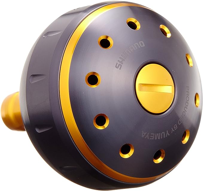 Knob (molette) Shimano Yumeya Aluminum Sensitive Gold - Pour Canne à Pêche Mer, Précision Et Légèreté