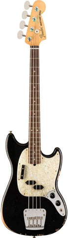 Fender JMJ Road Worn Mustang Bass Black Brand NEW