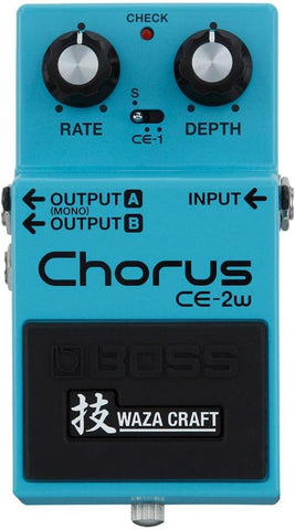 Boss CE-2W Chorus Waza Craft Guitar Effects Pedal Brand New Box Express Shipping