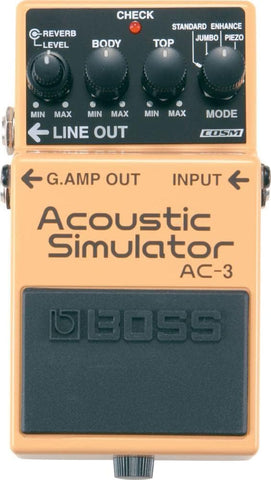 Boss AC-3 Acoustic Simulator Guitar Effects Pedal Brand New Box Express Shipping