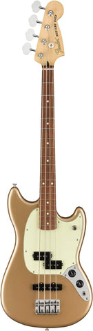 Fender Player Mustang Bass PJ Pau Ferro Firemist Gold Brand NEW