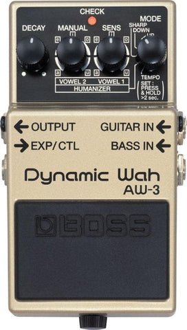 Boss AW-3 Dynamic Wah Guitar Effects Pedal Brand New in Box Express Shipping