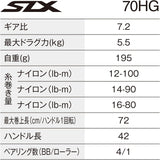Shimano 24 SLX 70HG Baitcasting Reel
