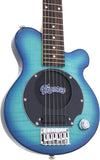 Pignose PGG-200FM SBL See-through Blue Mini Guitar with Built-in Amplifier NEW