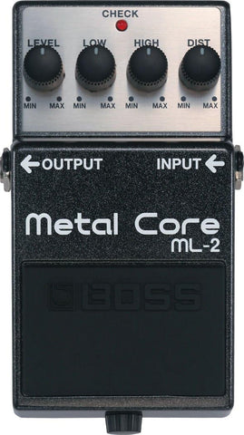 Boss ML-2 Metal Core Distorsion Guitar Effects Pedal Brand New Express Shipping