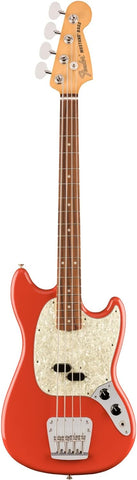 Fender Vintera 60s Mustang Bass Pau Ferro Fiesta Red NEW
