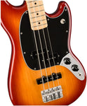 Fender Player Mustang Bass PJ Maple Sienna Sunburst Brand NEW