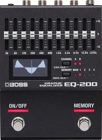 Boss EQ-200 Graphic Equalizer Guitar Effects Pedal Brand New Express Shipping