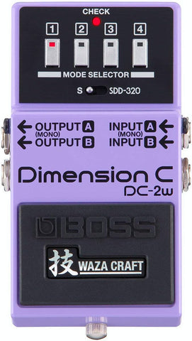 Boss Dimension C DC-2W Waza Craft Technique Bass Effects Purple Brand New BOX