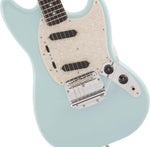 Fender Made in Japan Traditional 60s Mustang Daphne Blue Electric Guitar New