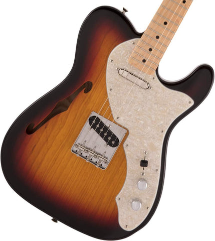 Fender MIJ Heritage 60s Telecaster Thinline 3-Color Sunburst Maple Guitar NEW