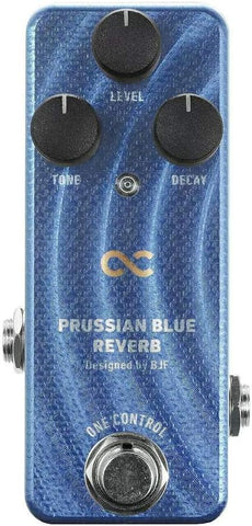 One Control Prussian Blue Reverb Guitar And Bass Effects Pedal Made in Japan