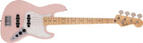 Fender Made in Japan Junior Collection Jazz Bass Satin Shell Pink Bass Guitar