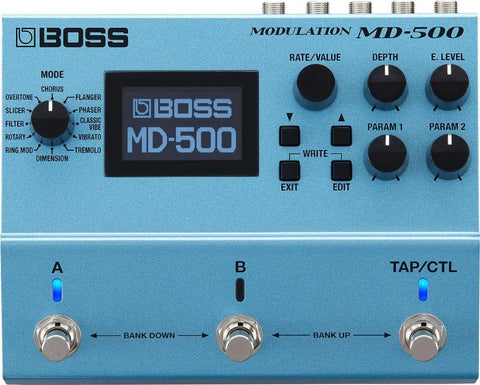 Boss MD-500 Modulation Guitar Pedal Multi Effector Blue Brand New with BOX