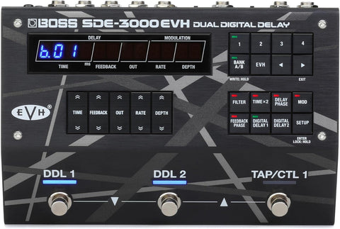 BOSS SDE-3000EVH Dual Digital Delay Brand New 100% Genuine