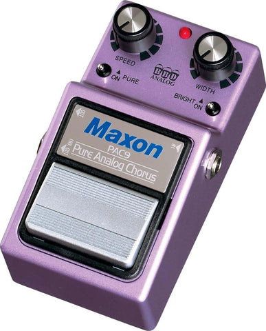 Maxon PAC9 Pure Analog Chorus Guitar Effect Pedal Brand New