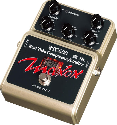 Maxon RTC600 Real Tube Compressor/Limiter Guitar Effect Pedal Brand New