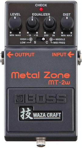 Boss MT-2W Metal Zone Waza Guitar Effects Pedal Brand New Box Express Shipping