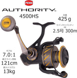 PENN International AUTHORITY 4500HS Spinning Reel