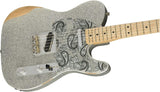 Fender Brad Paisley Road Worn Telecaster Maple Silver Sparkle Guitar Brand NEW