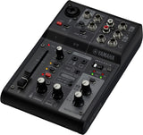 YAMAHA AG03MK2 B Black 3ch Live Streaming Mixer USB Audio Interface NEW with BOX