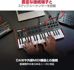 Akai MPK mini plus USB Midi Compact Keyboard 37-key Pad Controller NEW with BOX