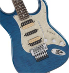 Fender Made in Japan Michiya Haruhata Stratocaster Caribbean Blue Transp. Guitar