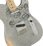 Fender Brad Paisley Road Worn Telecaster Maple Silver Sparkle Guitar Brand NEW