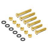 OYAIDE SCR-L Record Cartridge Mounting Screws, Nuts, and Washer Set