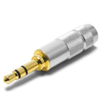 OYAIDE P-3.5G 3.5mm stereo mini plug, straight type, hole diameter 6.0mm