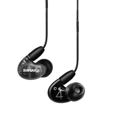 SHURE SE42HYBK+UNI-A AONIC4 Black High Sound Insulation Earphones Universal Cable