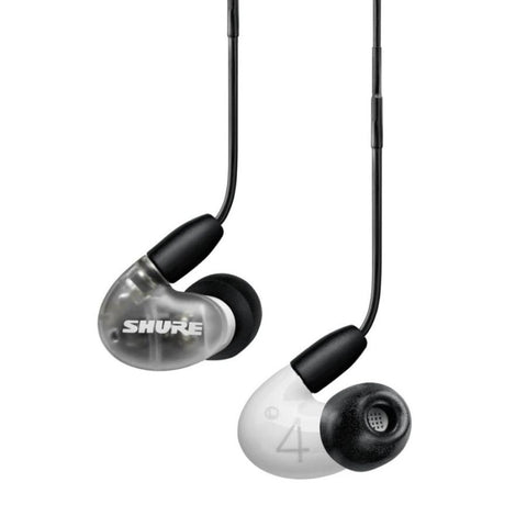 SHURE SE42HYW+UNI-A AONIC4 White High Sound Insulation Earphones Universal Cable