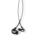 SHURE SE215-K-A High Sound Isolating Earphones Translucent Black Shure Earphones Wired Model 215 In-Ear Monitors