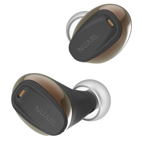 NUARL mini3 EARBUDS Compact Fully Wireless Earphones MINI3-BG (Black Gold)