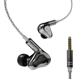 NUARL Overture HDSS Hi-Res Stereo Earphones High-resolution wired earphones NOE-SV stainless silver