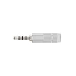 OYAIDE P-3.5/4SR 3.5mm 4-pole mini plug, silver + rhodium plating