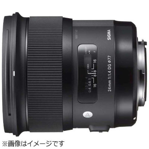 Sigma Camera Lens Art ［Nikon F / Single Focus Lens ］ Black Art 24mm F1.4 DG HSM