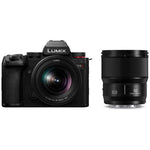 Panasonic mirrorless single-lens camera LUMIX S5II double lens kit DC-S5M2W black