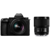 Panasonic Mirrorless Single Lens Camera LUMIX S5IIX Double Lens Kit DC-S5M2XW Black
