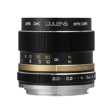 Wakaaki Optical Camera Lens (Nikon F ) Poison Mirror DULENS APO 85mm F2 Black